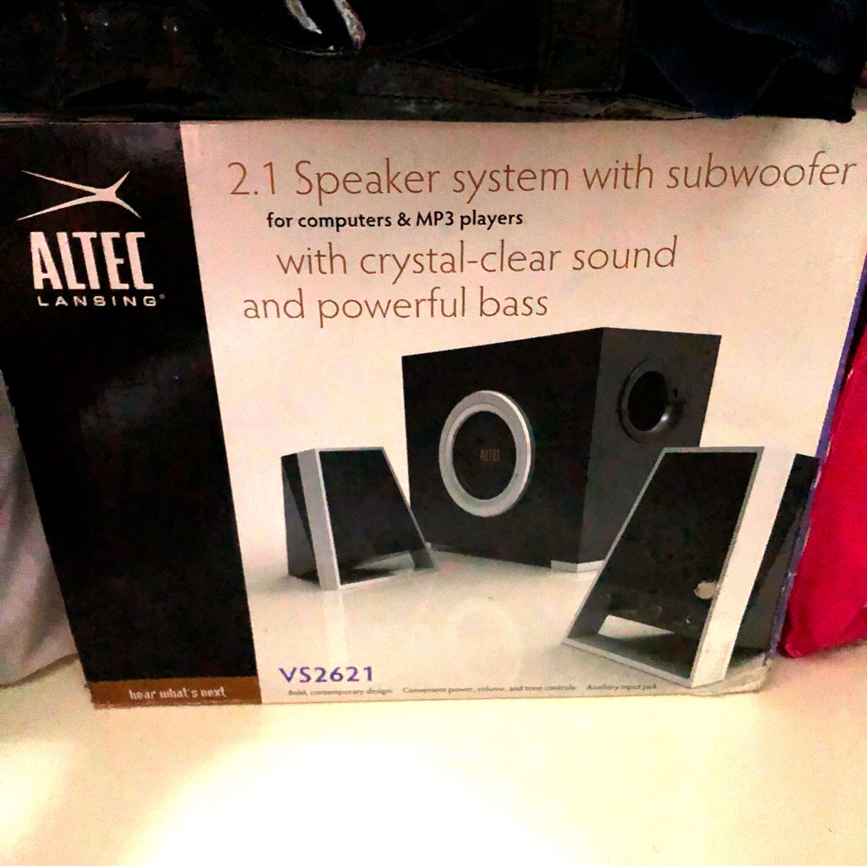 Altec lansing top vs2621 2.1