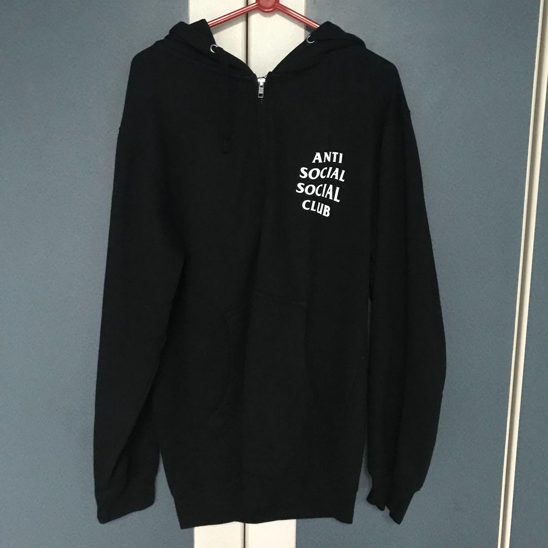 assc zip up hoodie