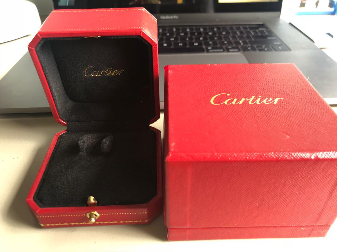 Authentic Cartier Ring Box, Luxury 