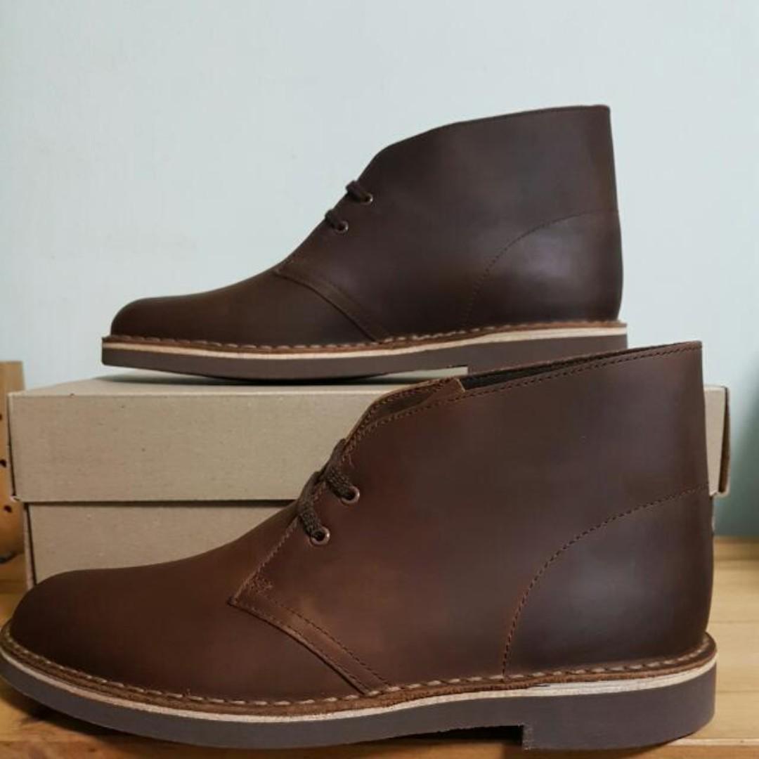 Authentic Clarks Bushacre 2 Dark Brown Desert Boots