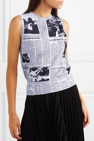 Newspaper shirt outlet balenciaga