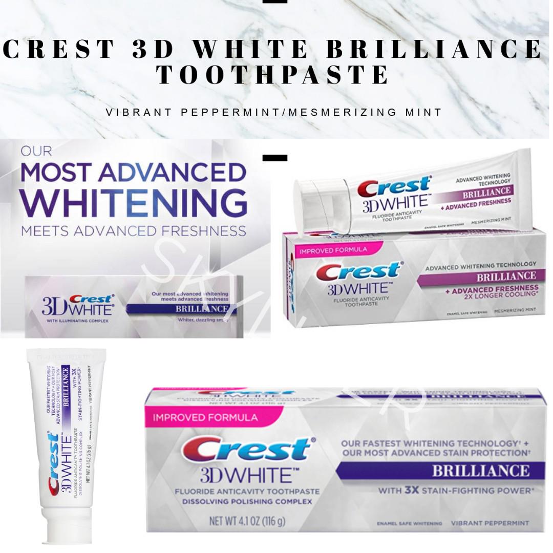 Best Whitening Toothpaste Crest 3d White Brilliance Vibrant