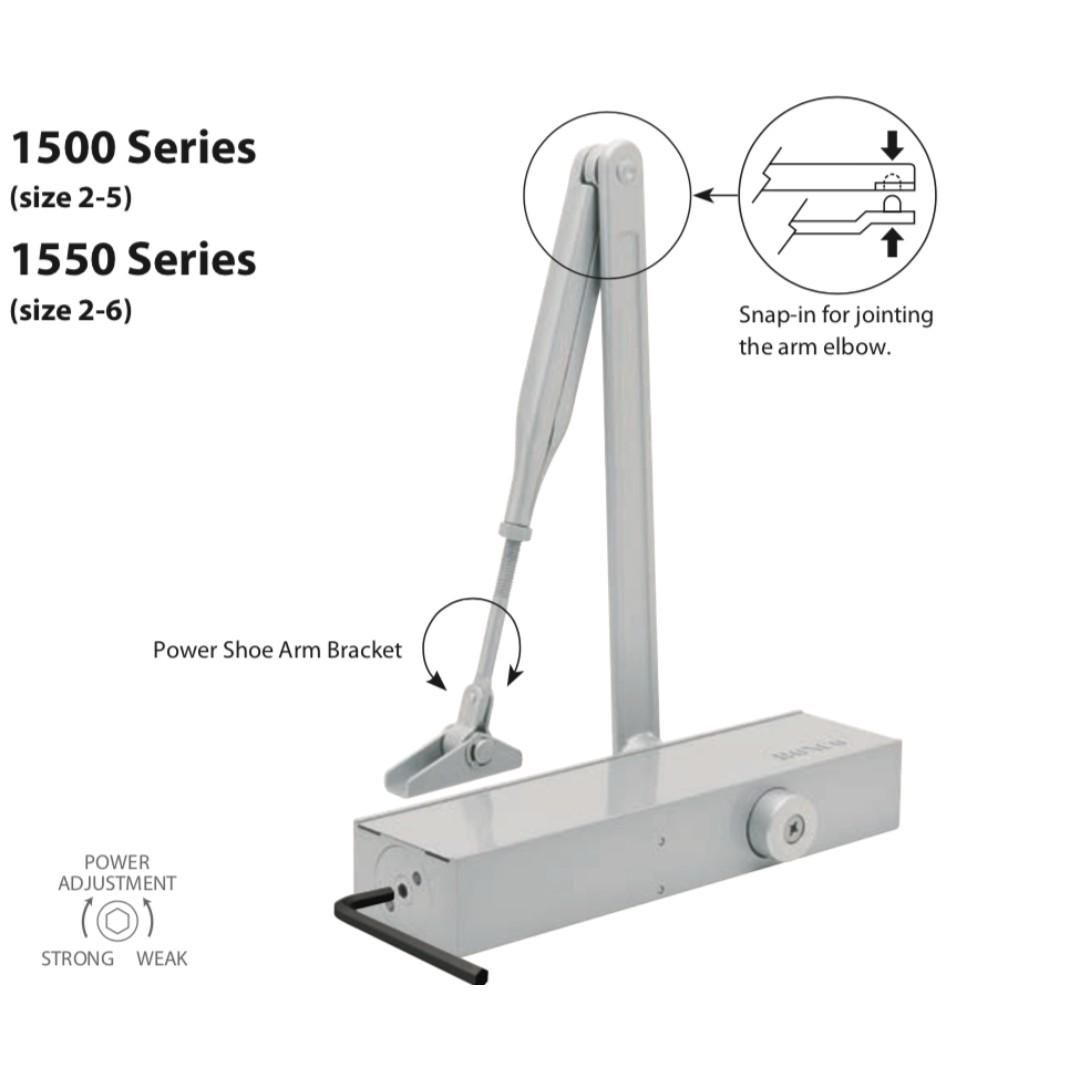 Bonco 1500 En2 5 Standard Arm Door Closer Home Furniture