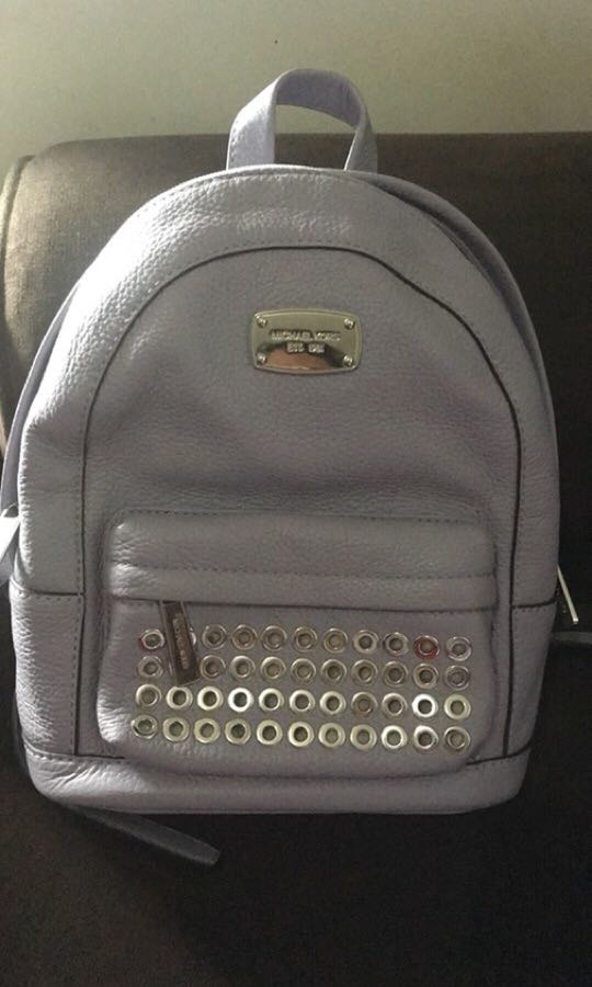 Michael kors lavender top backpack