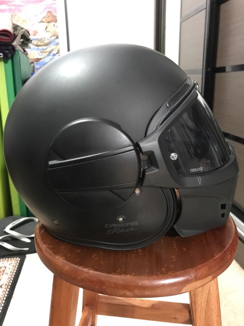 Caberg Ghost Motorcycle Helmet Replacement//Spare Pinlock Ready Visor Iridium
