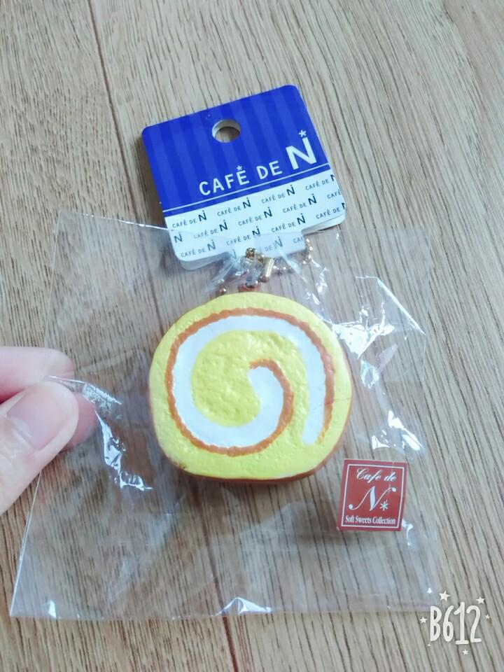 Cafe De N Vanilla Cakeroll Slice Squishy Hobbies Toys Toys Games On Carousell