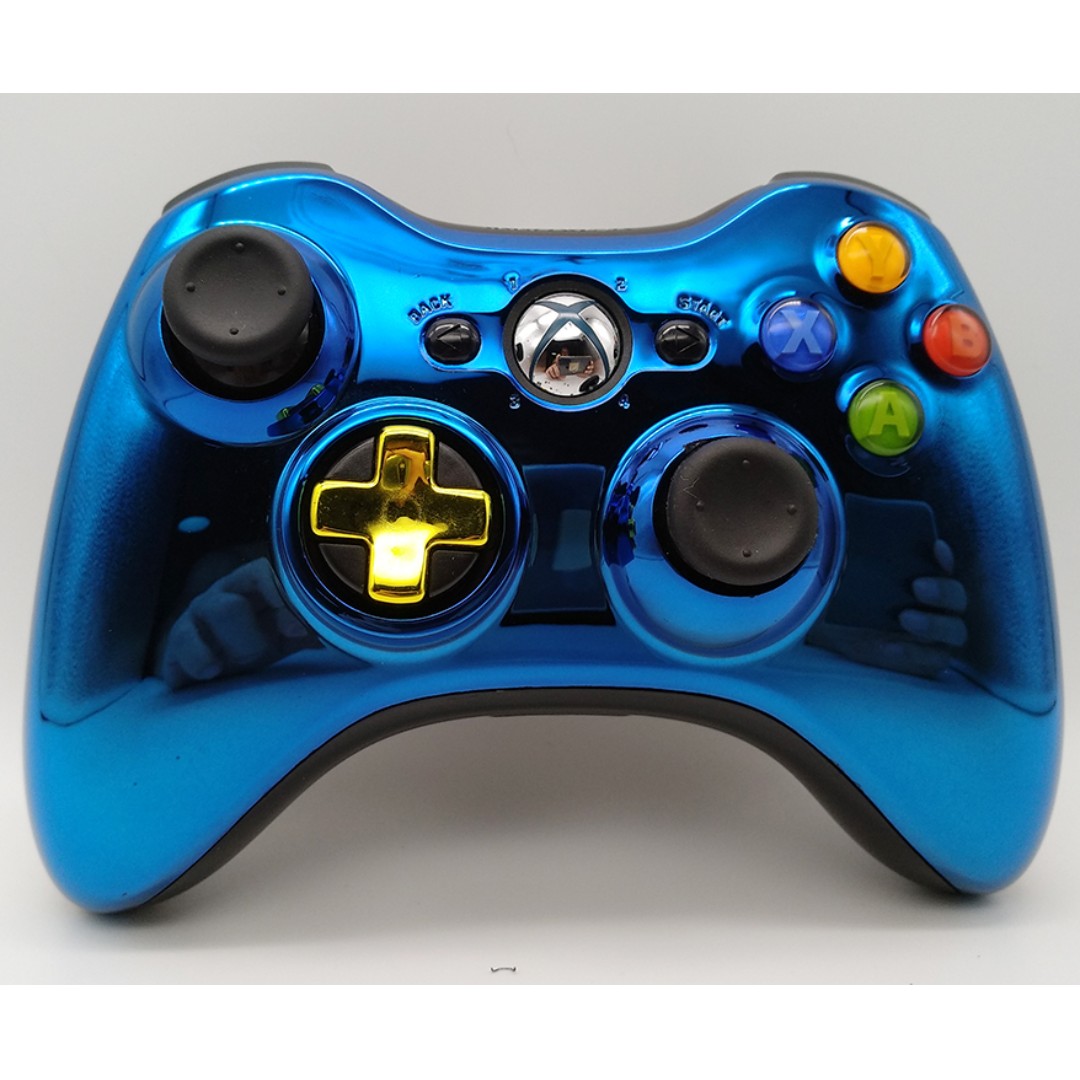 Blue chrome xbox 2025 360 controller