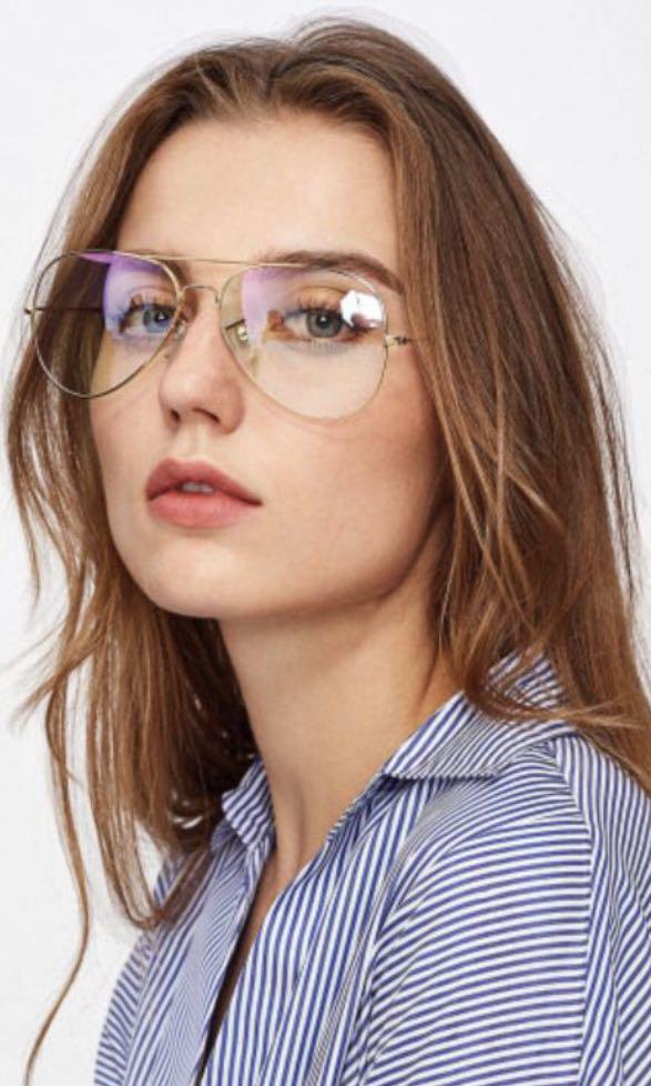 Clear Aviator Glasses