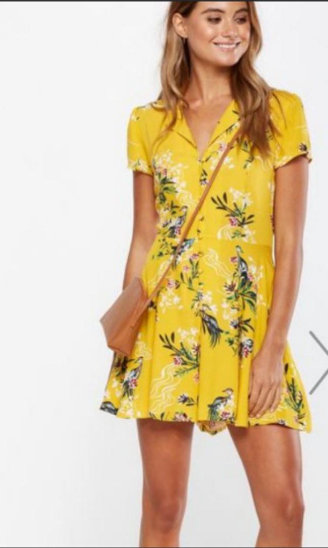 mustard playsuit