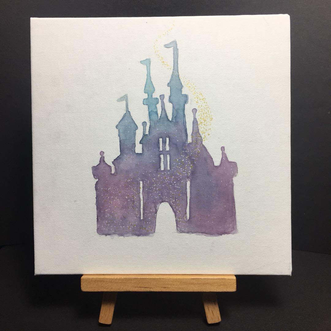 Disney Castle Canvas Art Customisable Design Craft Art