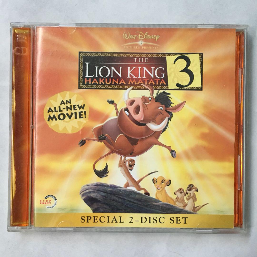 Disney The Lion King 3 Movie Vcd Music Media Cds Dvds Other Media On Carousell