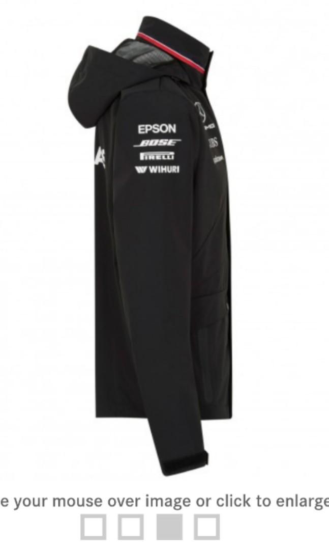 Mercedes amg petronas on sale 2018 team rain jacket