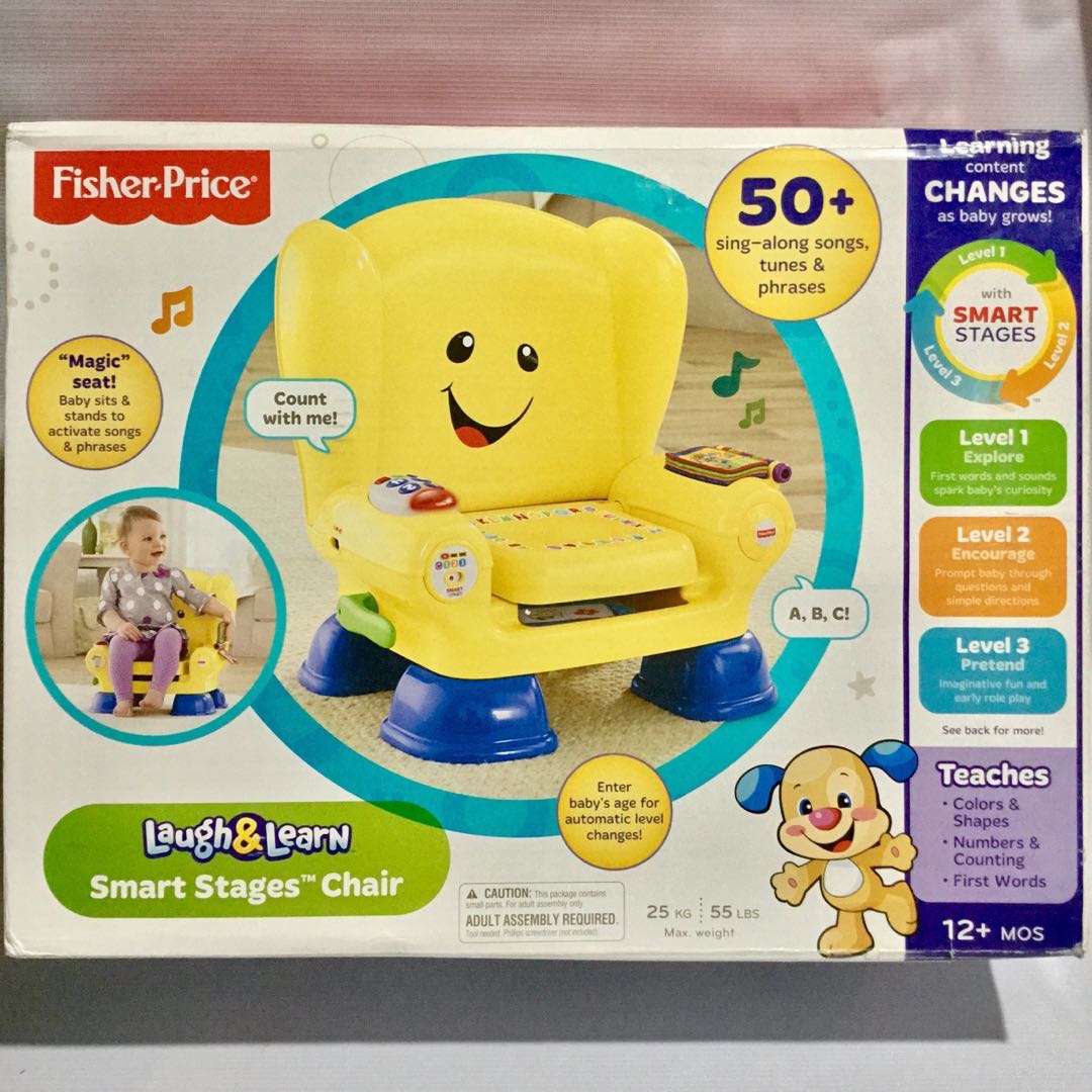 fisher price laugh and learn smart chair