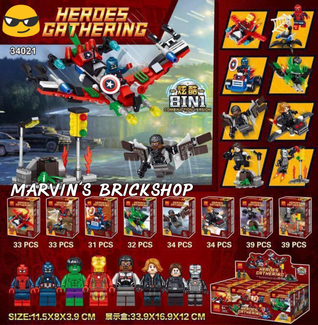 For Sale Avengers Super Hero 8in1 Minifigures Toys Games Toys On Carousell