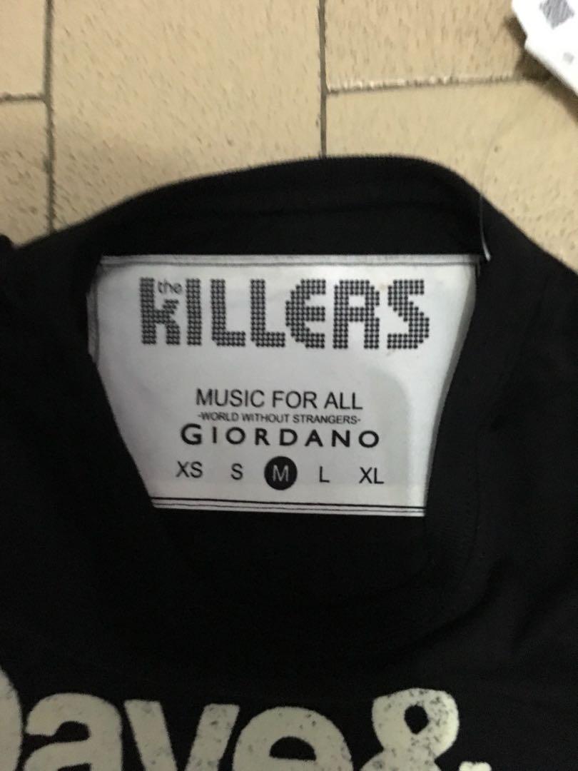 Giordano ‘The Killers’ T-Shirt / Kondisi: Brand New!