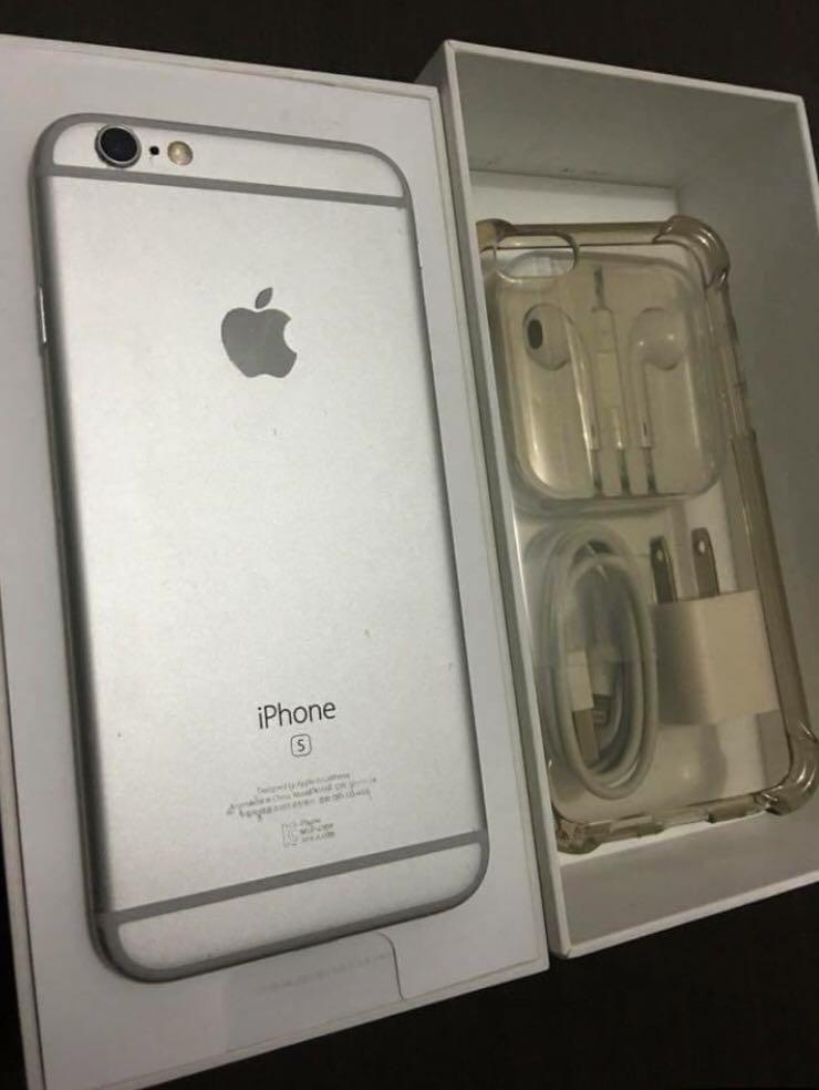 iPhone 6s 16gb factory unlock (Category: iPhone 6 Series) located in Manila. Submitted by faye31 (Listing ID 174230170, Image 2). Description: Factory unlock Silver white Test to sawa upon meet up Rfs: pang tuition.