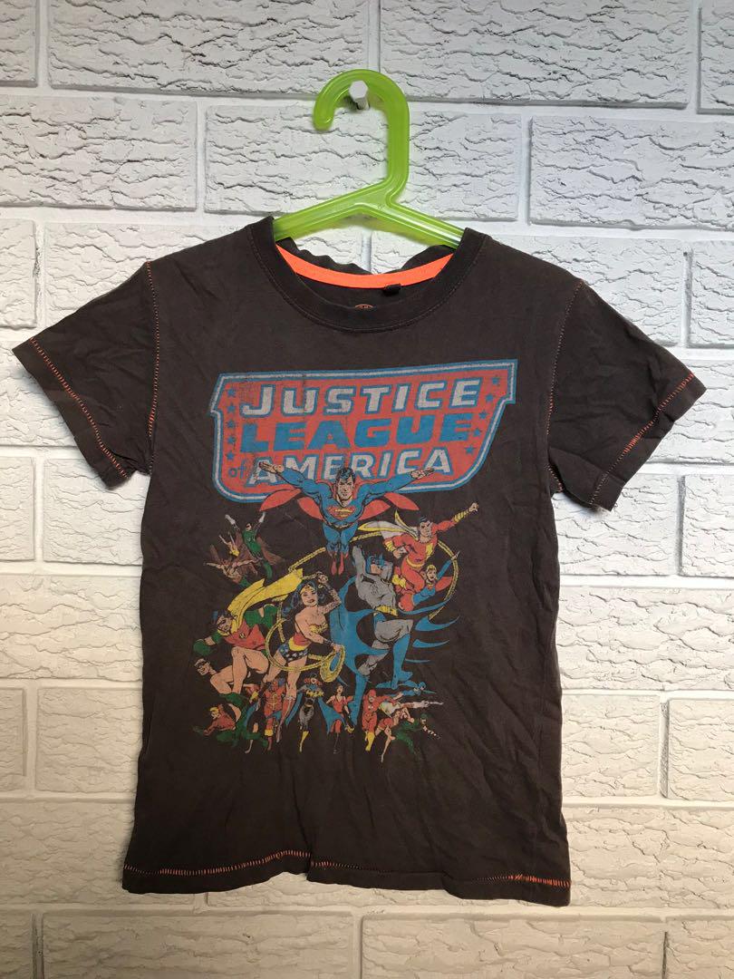 Justice League Vintage Style Kids T Shirt Babies Kids Boy S