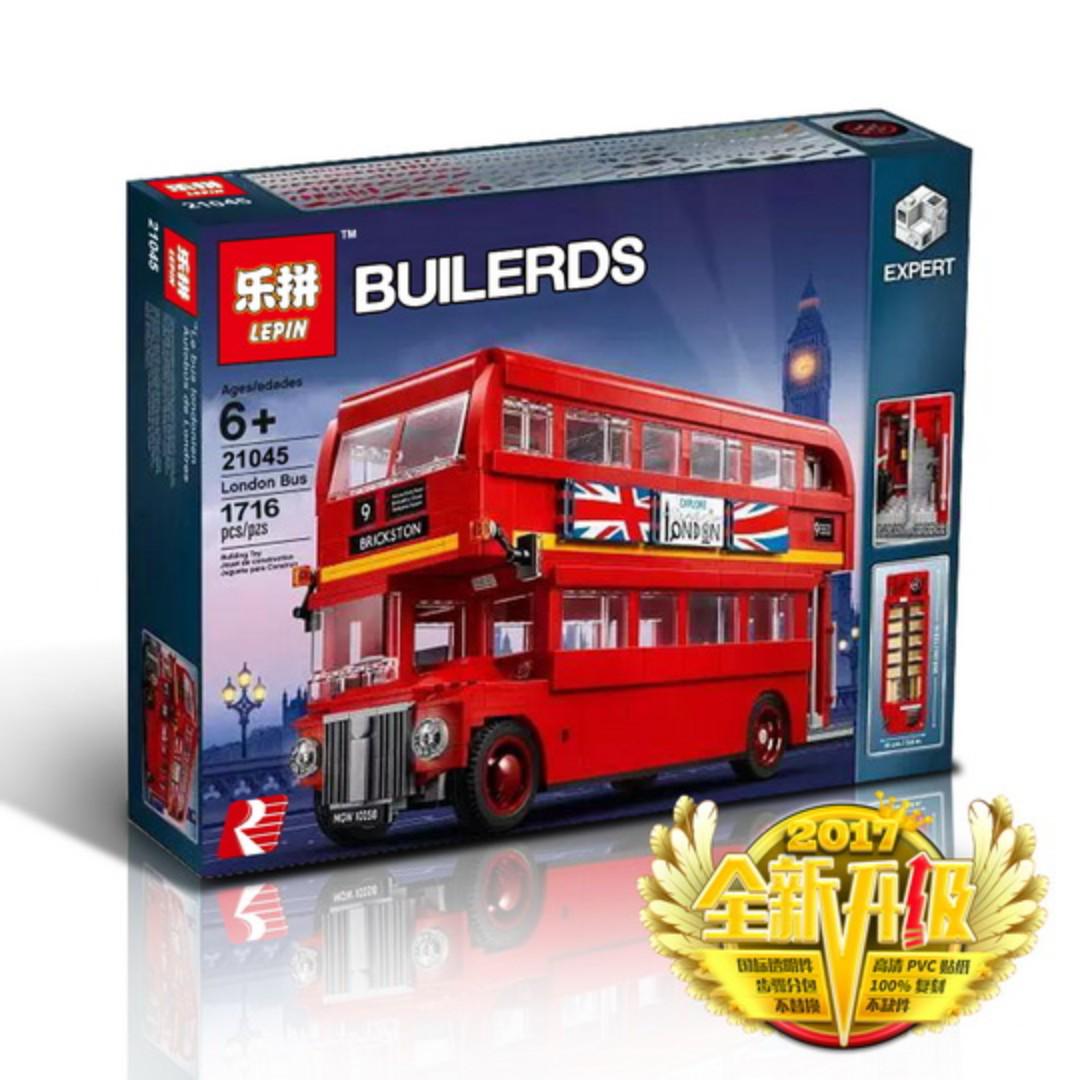 Lepin 21045 Genuine Technic Series The London Bus Set Building Block Set