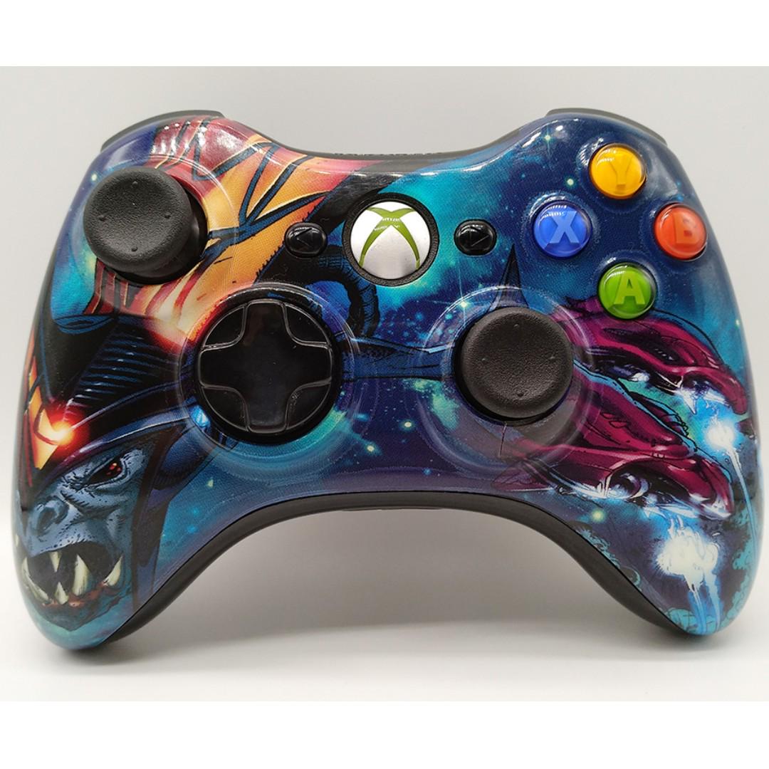 Limited Edition Xbox 360 Wireless Controller Halo 3 Covenant Toys Games Video Gaming Gaming Accessories On Carousell