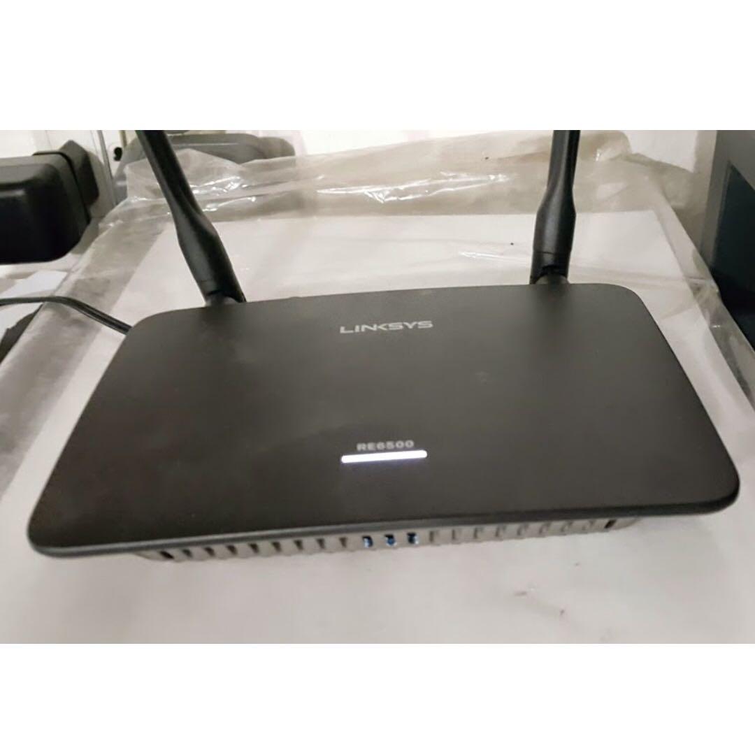 Linksys Wireless Router WRT1900ACS with Repeater RE6500HG, Computers