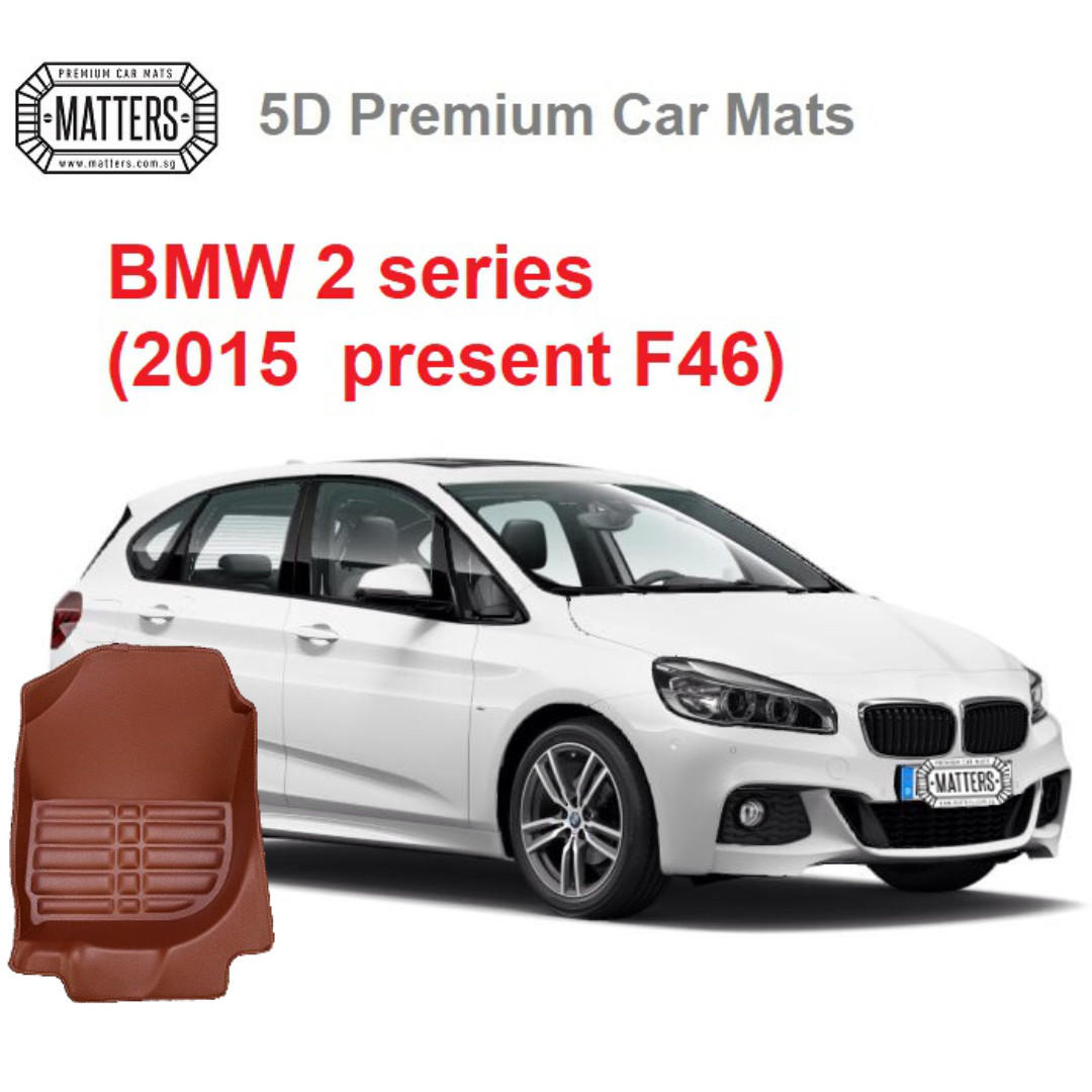 Matters 5d Premium Pu Leather Car Mats For Bmw 2 Series 2015