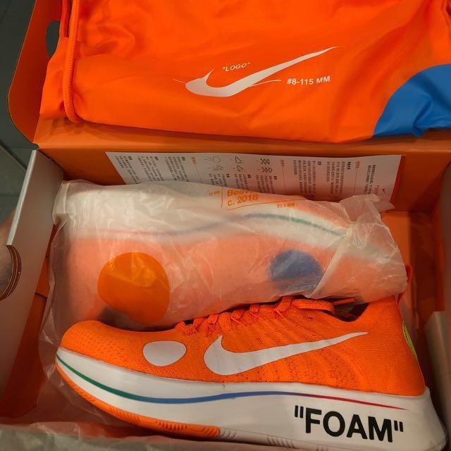 zoom fly off white orange