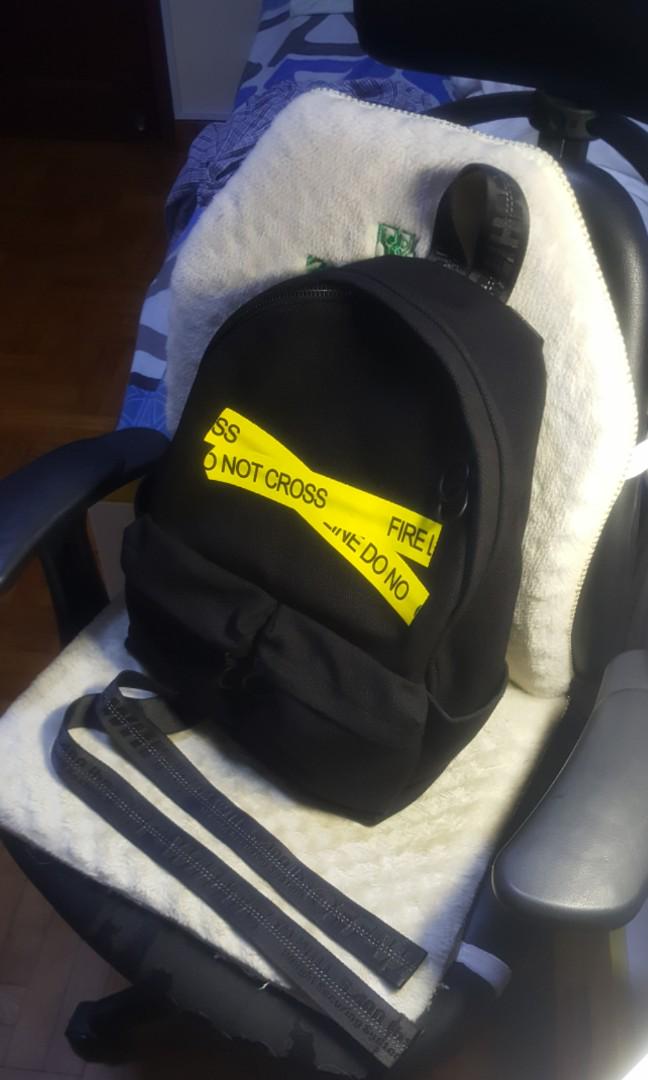 Off White SS18 Firetape Backpack Luxury Bags Wallets on Carousell