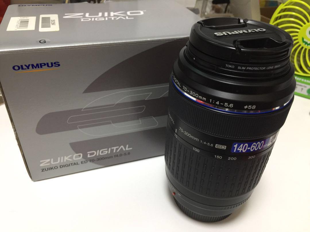 Olympus ED 70-300mm f4.0-5.6 4/3 made in Japan, 攝影器材, 鏡頭及
