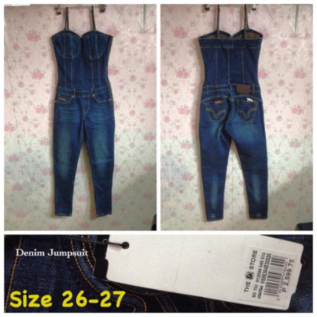Von dutch denim jumpsuit discount