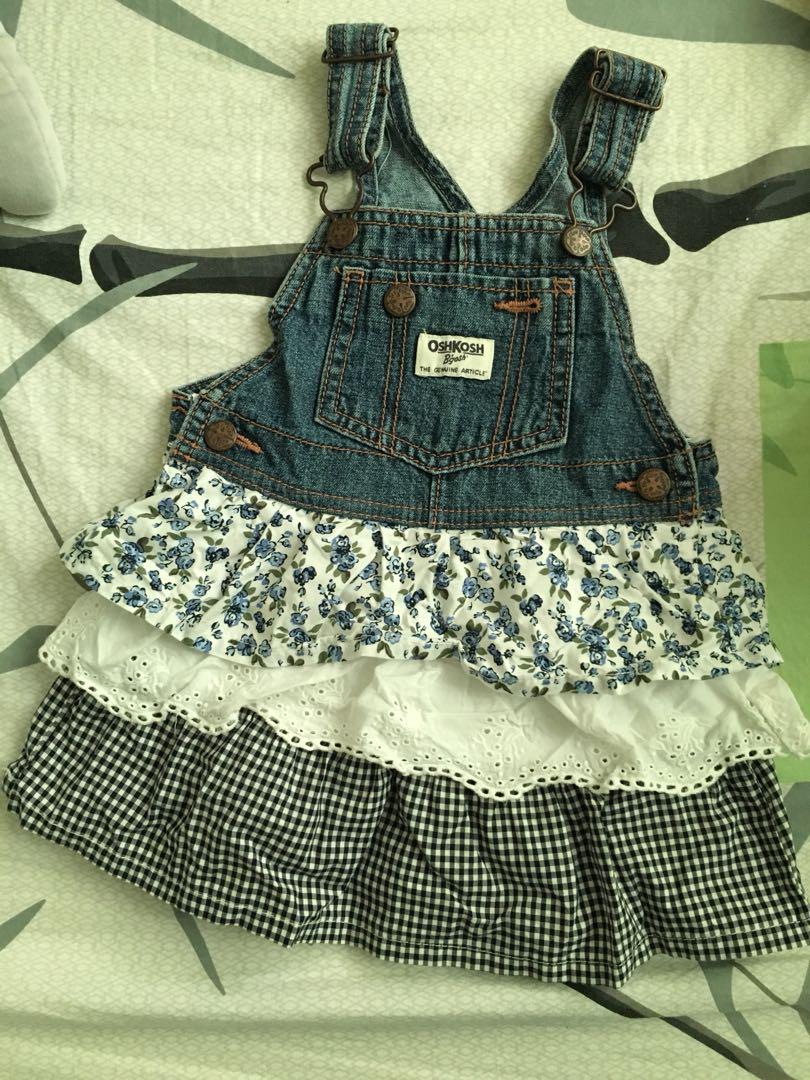 oshkosh overall dress