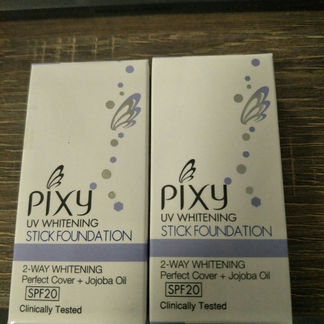 pixy uv whitening stick foundation
