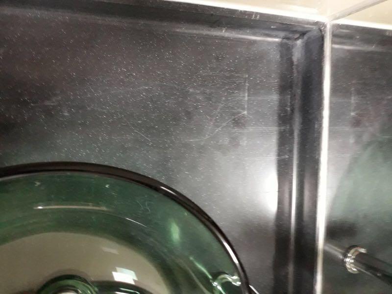 Polish of old solid surface vanity top, Furniture & Home Living