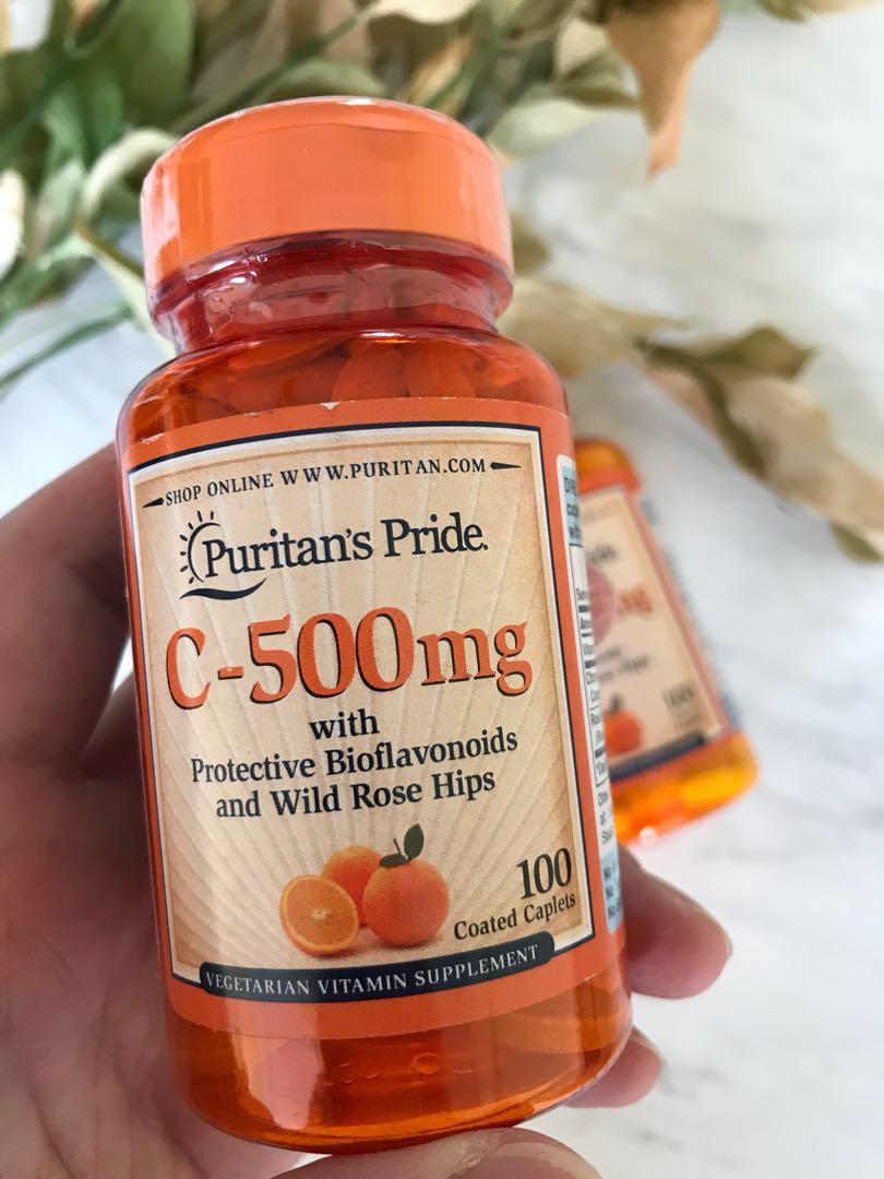 Puritan’s Pride Vitamin C500 mg with Bioflavonoids & Rose Hips, Beauty