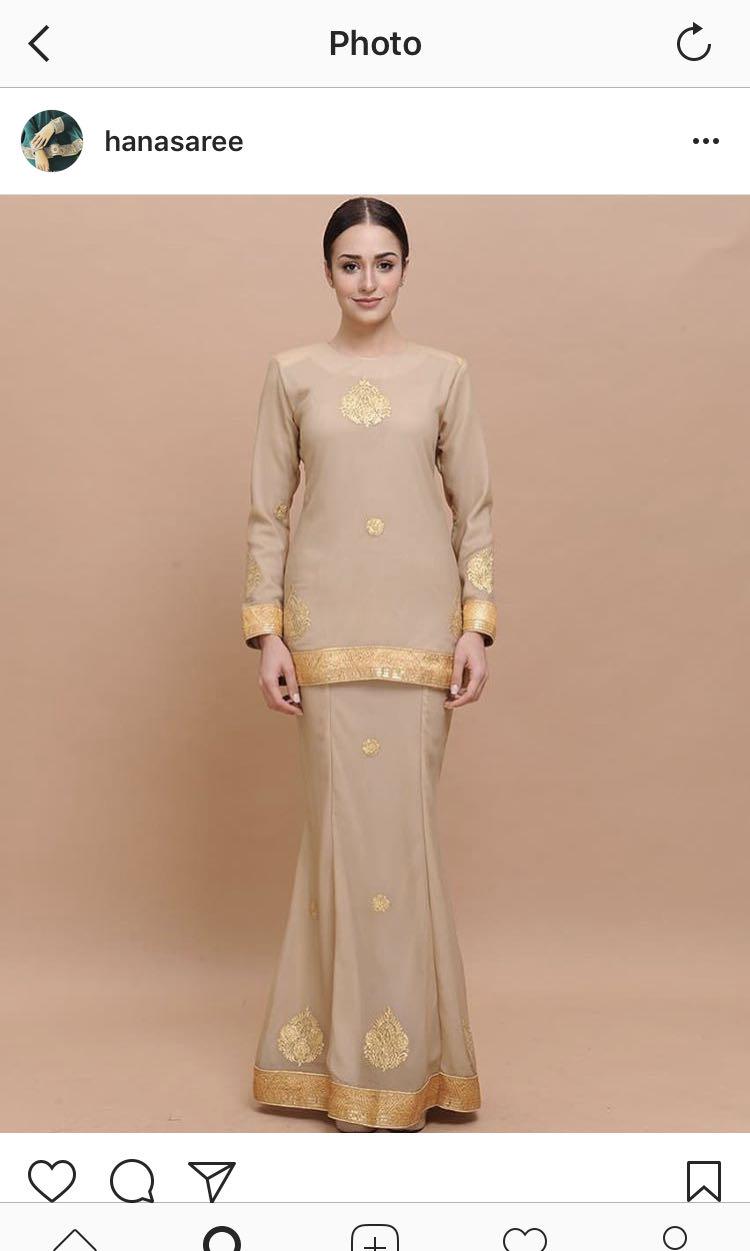 Paling Baru Design Baju Raya Warna Coklat Little One Scandles