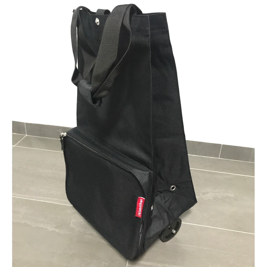 Baroque Marble Pattern Reisenthel - Packable Wheeled Tote In Foldable Trolley Bag - 10