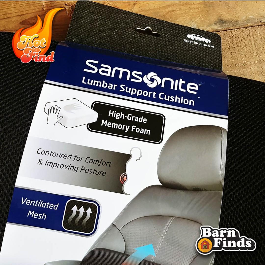 SAMSONITE LUMBAR SUPPORT CUSHION