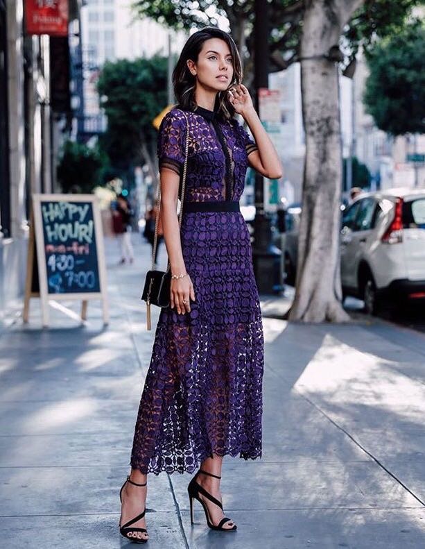 Self Portrait Scallop Edge Midi Dress 2024 schainlawfirm
