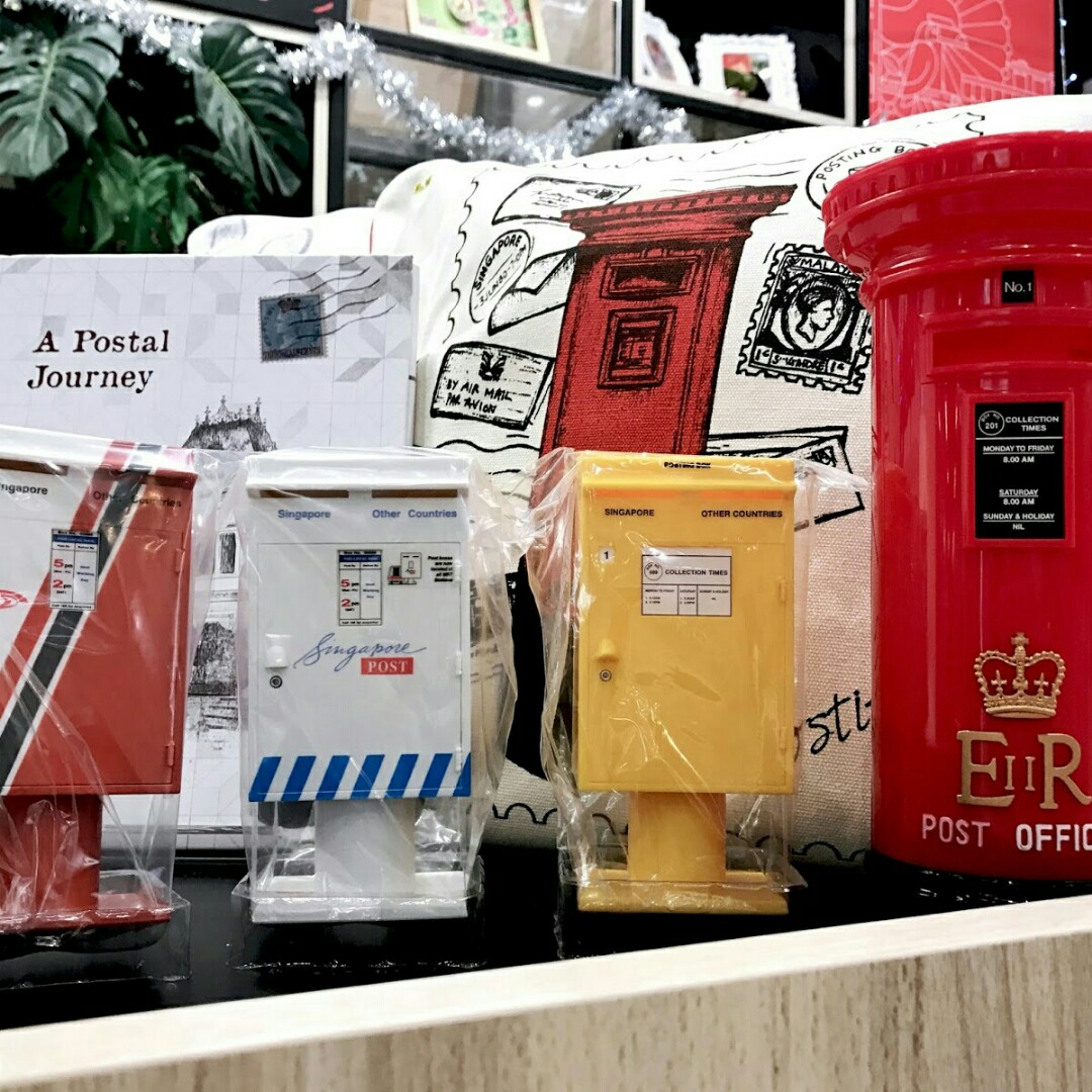 Singapore 1992 White Post Box Coin Bank Toys Games Bricks Figurines On Carousell