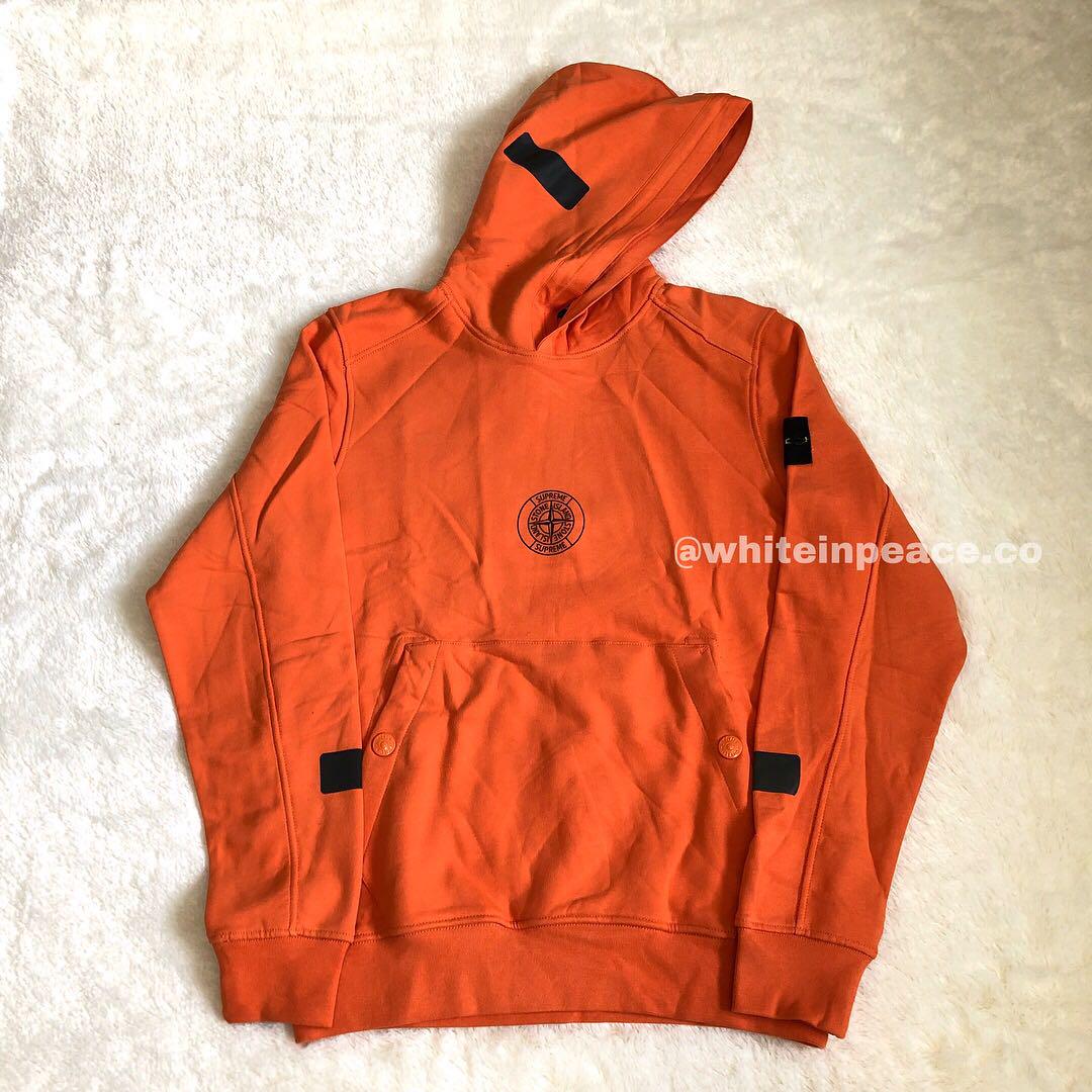 stone island supreme hoodie