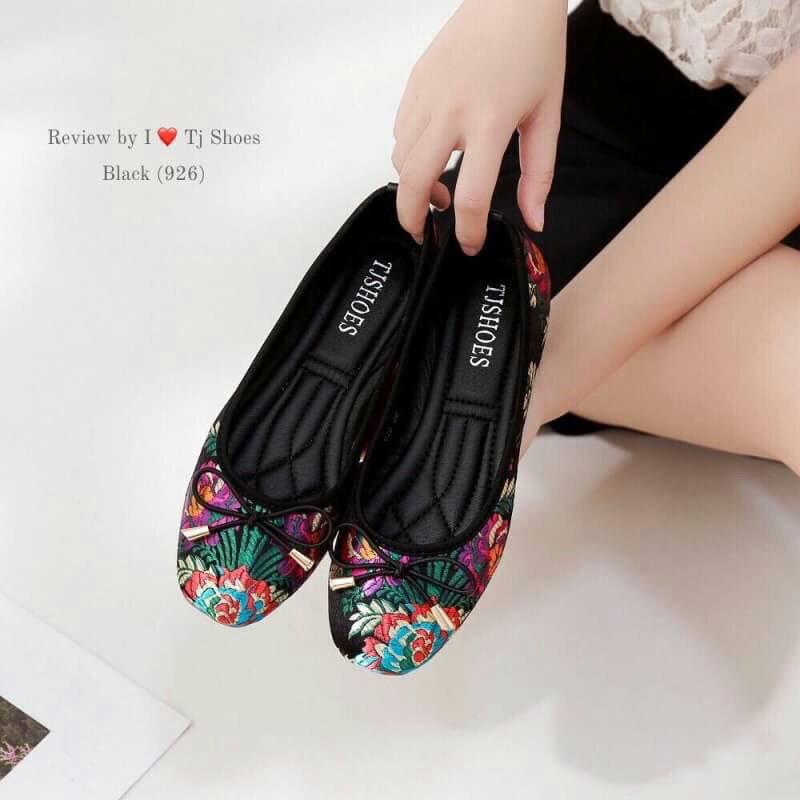 Style chinese flat shoes