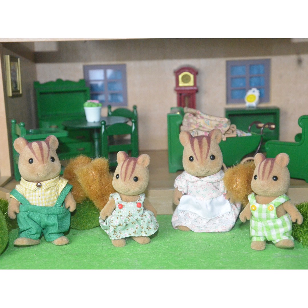 sylvanian families squirrel family