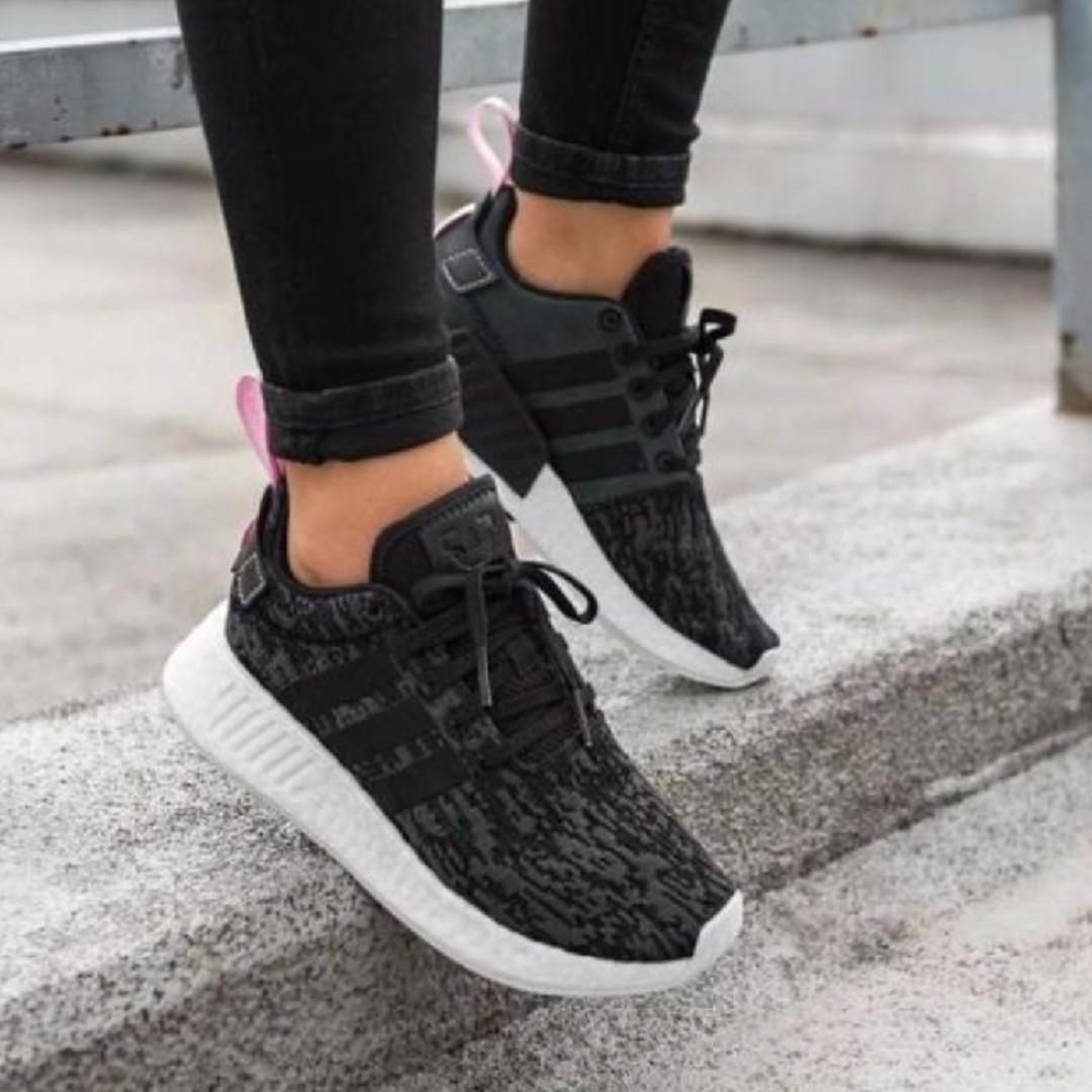 all black womens nmds