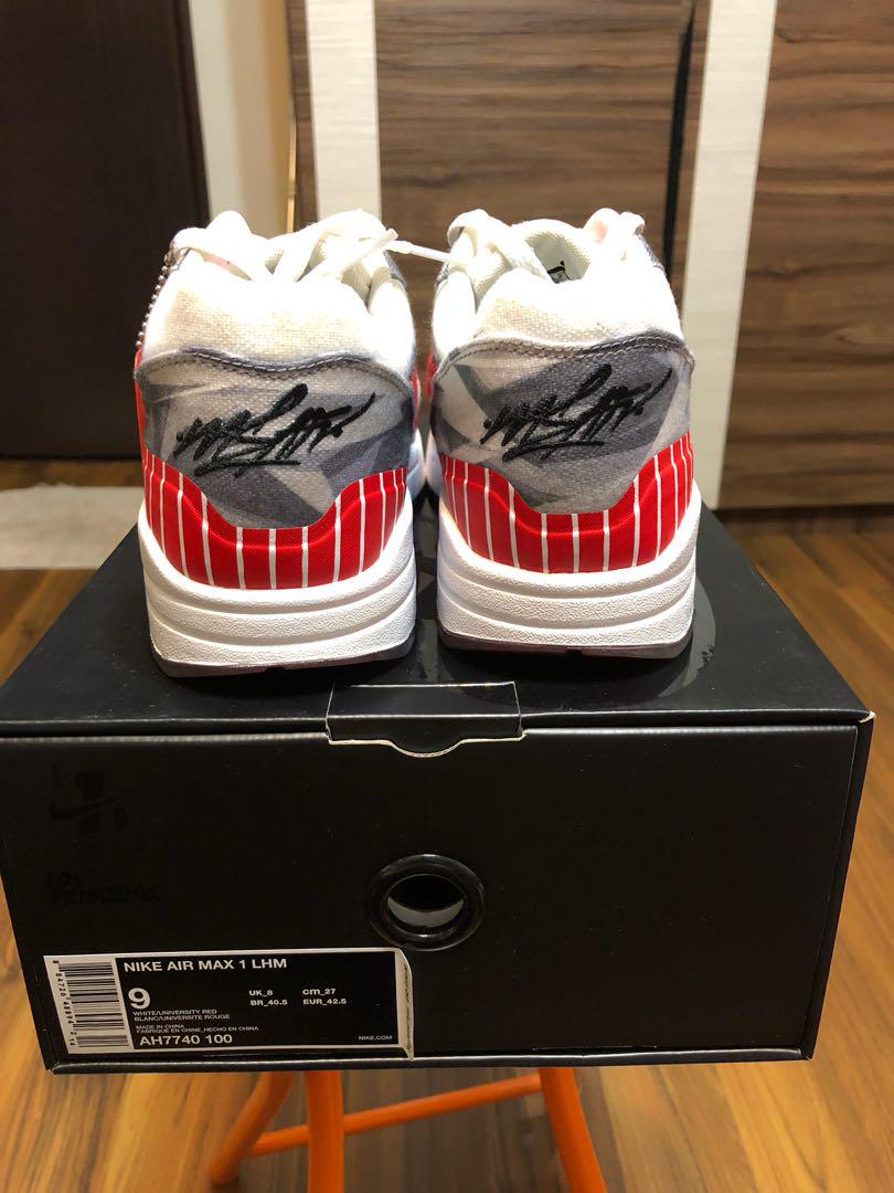 US 9 Nike Wasafu x Air Max 1 LHM Men s Fashion Footwear Sneakers on Carousell