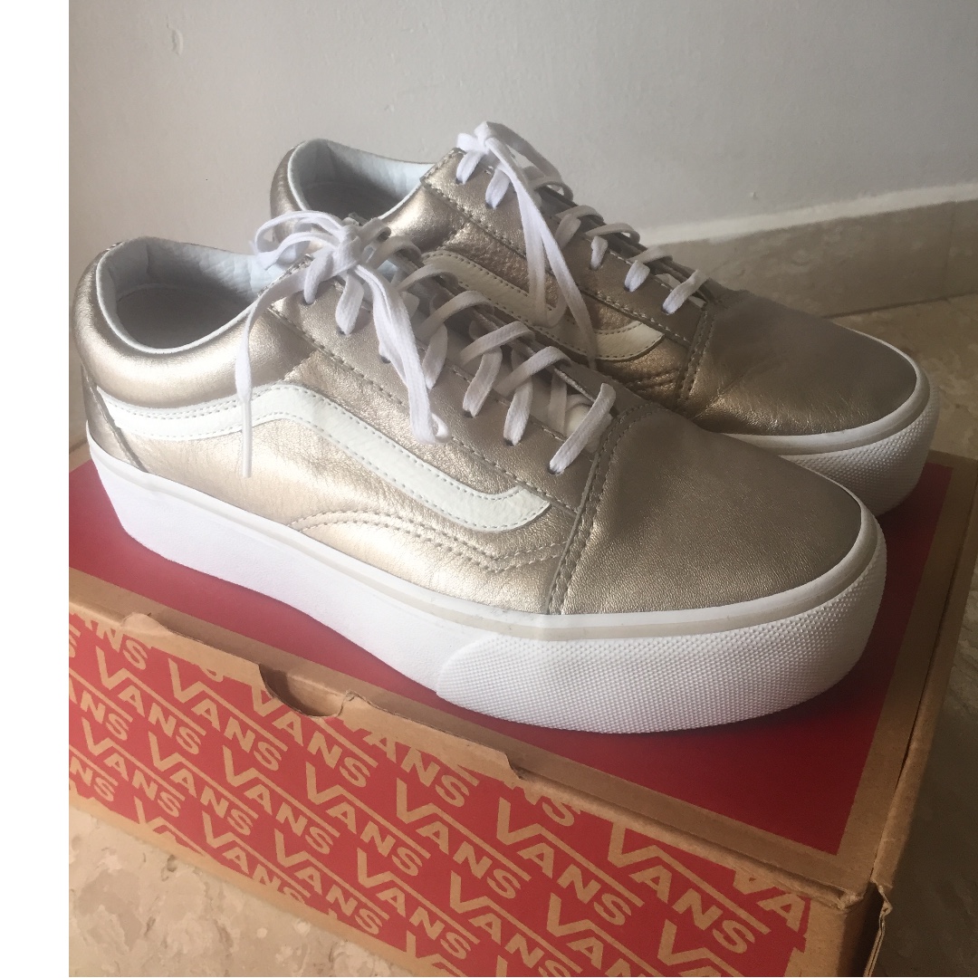 vans old skool platform height