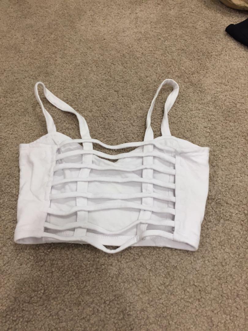 caged back bralette
