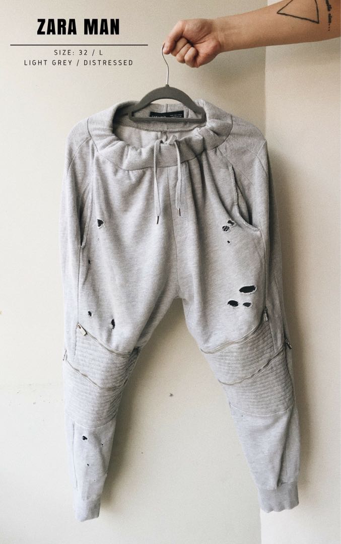 zara man sweatpants