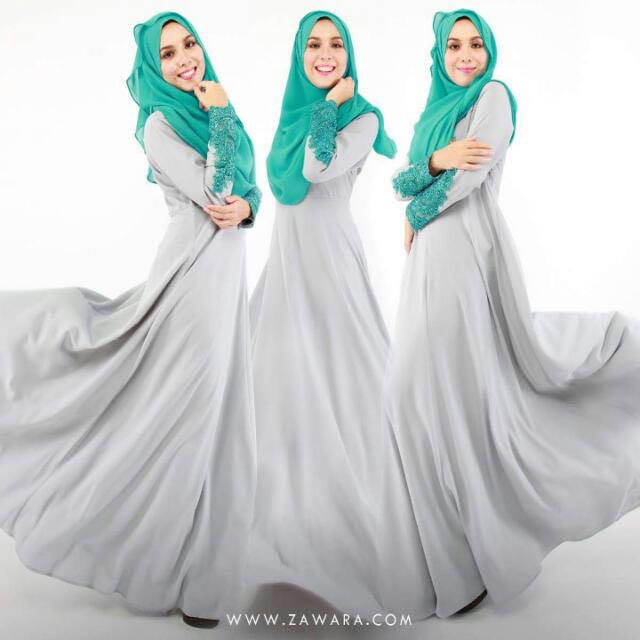 Zawara Dress Women s Fashion Muslimah Fashion Dresses on Carousell