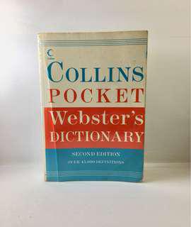 Collins Pocket Webster Dictionary