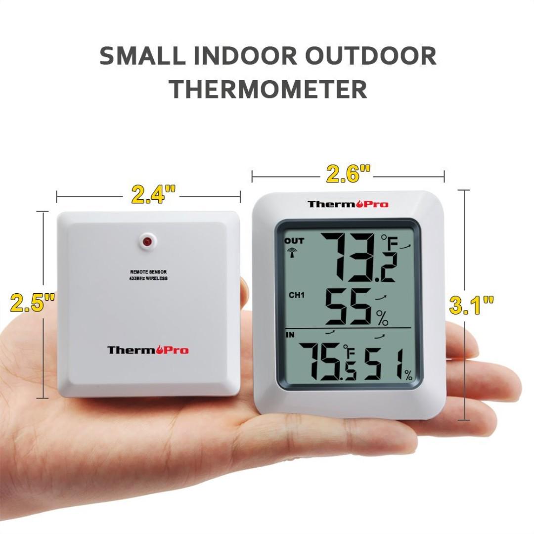 Noklead Digital Thermo-Hygrometer, Portable Indoor Thermometer