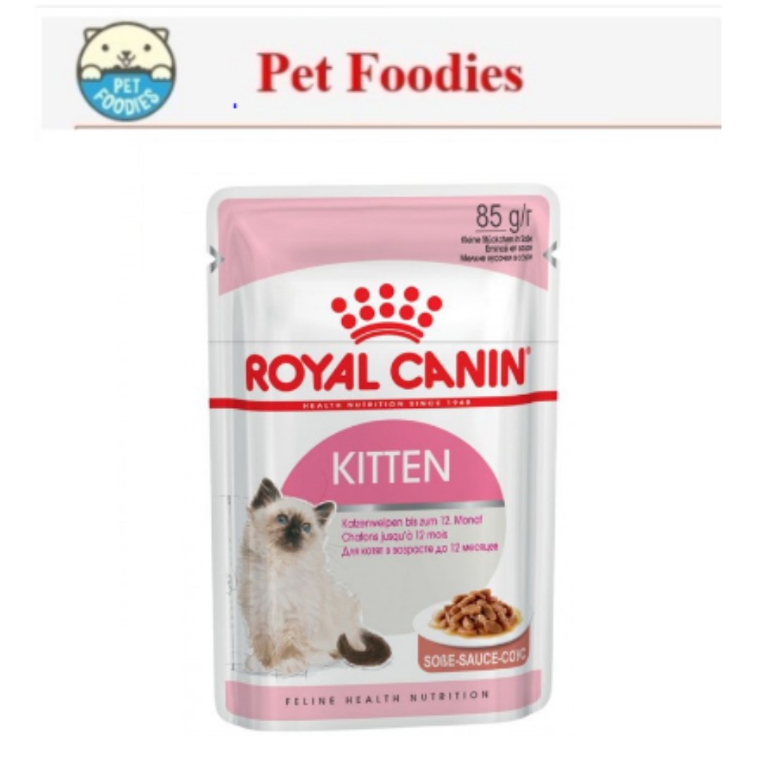 Pet Foodies Royal Canin Kitten Instinctive Gravy Cat Pouches 85g Pet Supplies For Cats Cat Food On Carousell